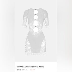 Poster Girl Miranda White Dress